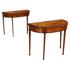 Deux consoles de style George III Angleterre, seconde moitié du XIXe siècle