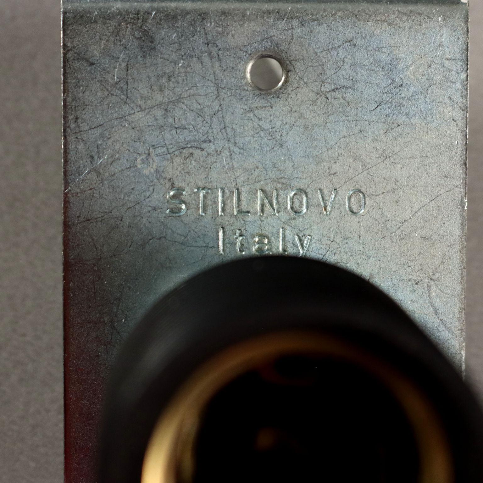 Dos lámparas Stilnovo de los años 70 Aluminio en venta