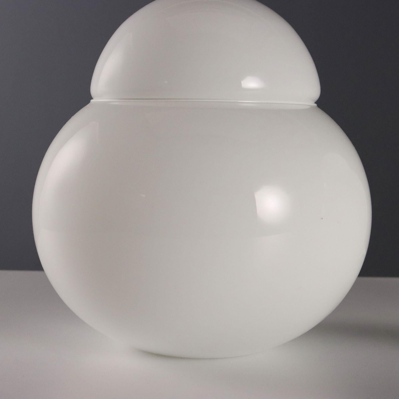 Late 20th Century Due Lampade da tavolo 'Daruma' di Sergio Asti per Candle anni 70 For Sale