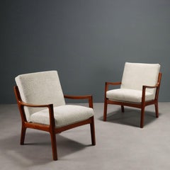 Two 1960s Armchairs France & Son Design by Ole Wanscher
