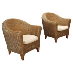 Due Poltrone in Vimini anni 60-70