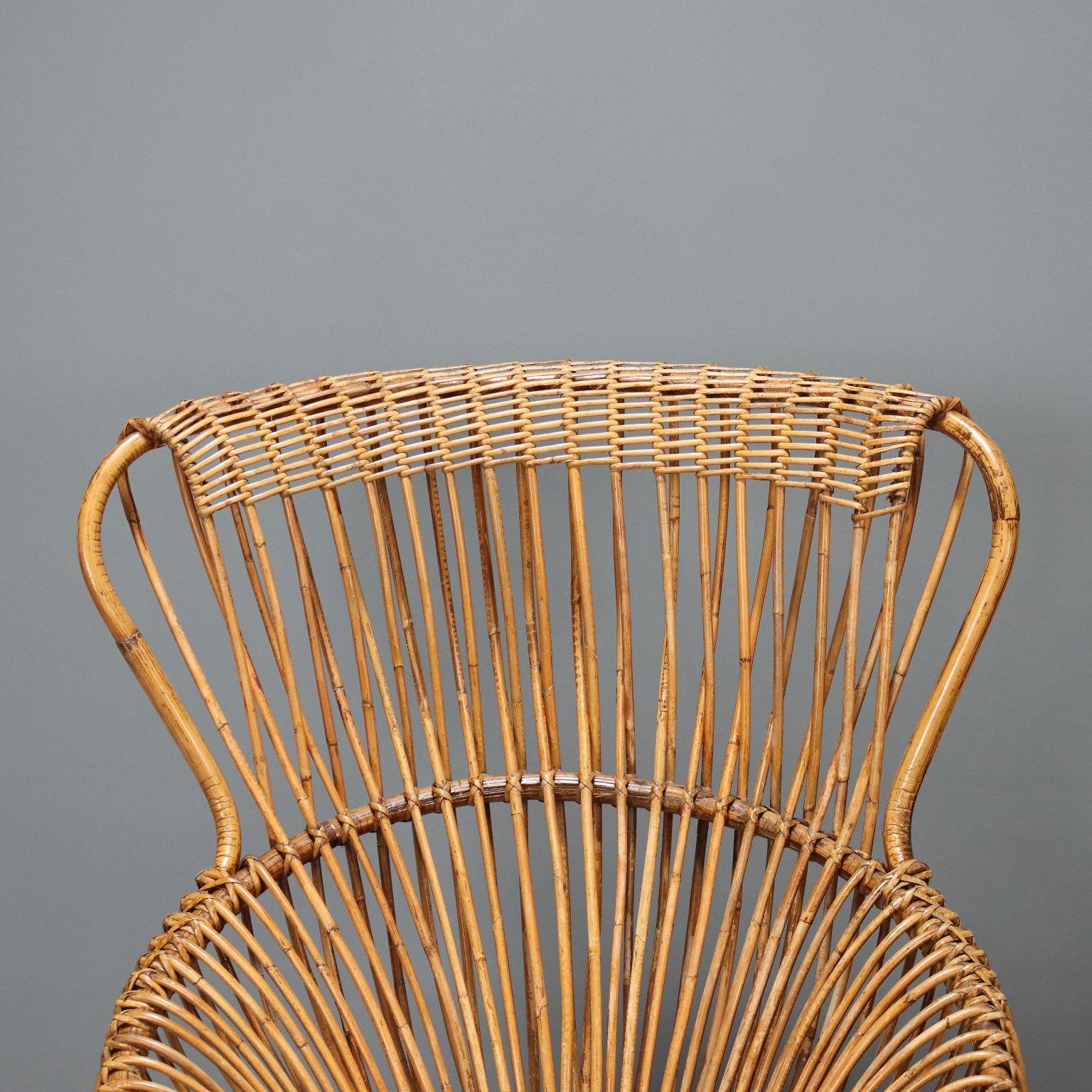 Two 'Margherita' Armchairs by Franco Albini, 1950s-60s In Fair Condition For Sale In Milano, IT