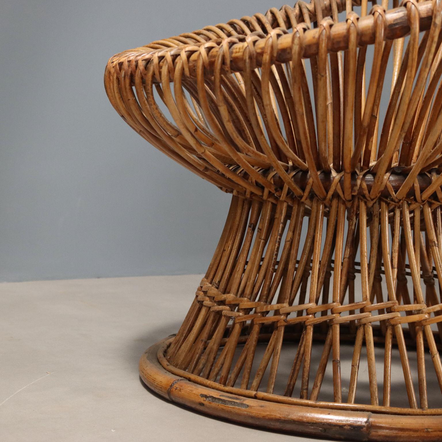 Fabric Two 'Margherita' Armchairs by Franco Albini, 1950s-60s For Sale