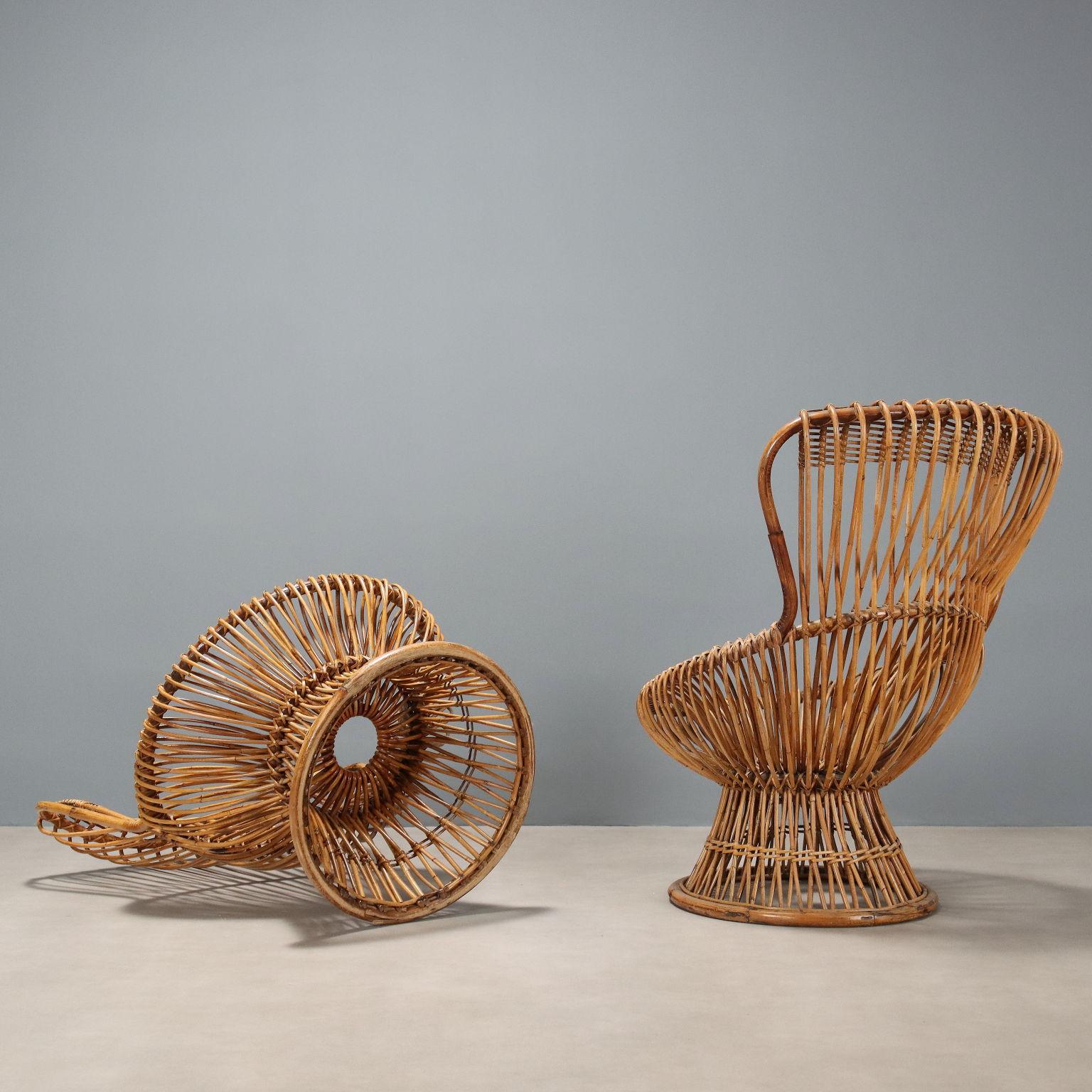 Two 'Margherita' Armchairs by Franco Albini, 1950s-60s For Sale 2