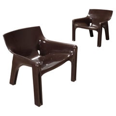 Two 'Vicario' Armchairs by Vico Magistretti for Artemide 1960s-70s