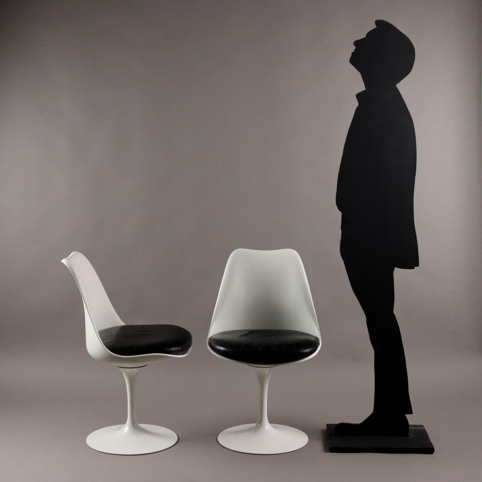 Mid-Century Modern Due Sedie 'Tulip' di Eero Saarinen per Knoll, Anni 70-80 For Sale