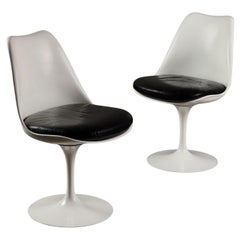 Due Sedie 'Tulip' di Eero Saarinen per Knoll, Anni 70-80