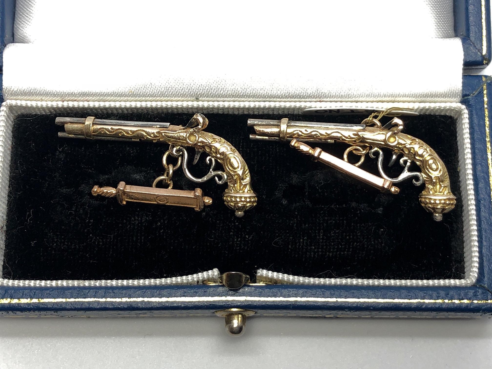 duelling cufflinks