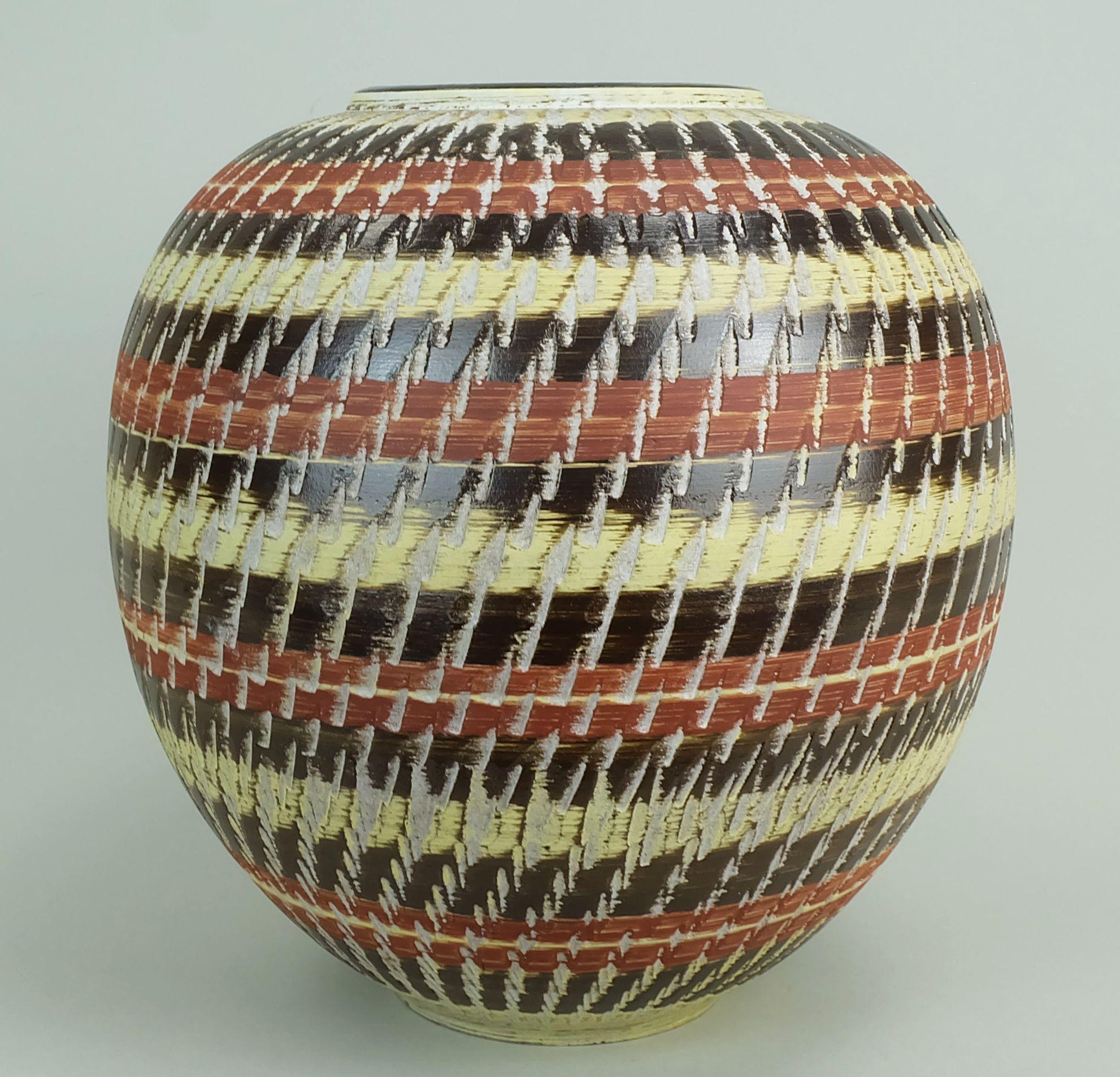 VASE en céramique duemler & breiden années 1950 modèle 1088/27 Bon état - En vente à Mannheim, DE