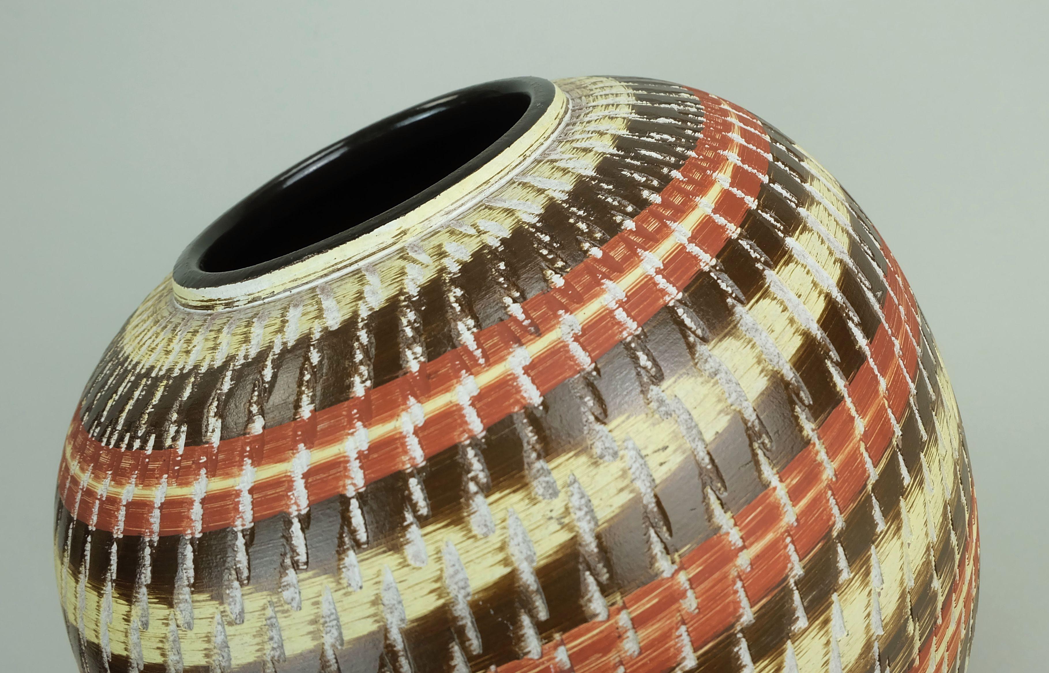 VASE en céramique duemler & breiden années 1950 modèle 1088/27 en vente 2