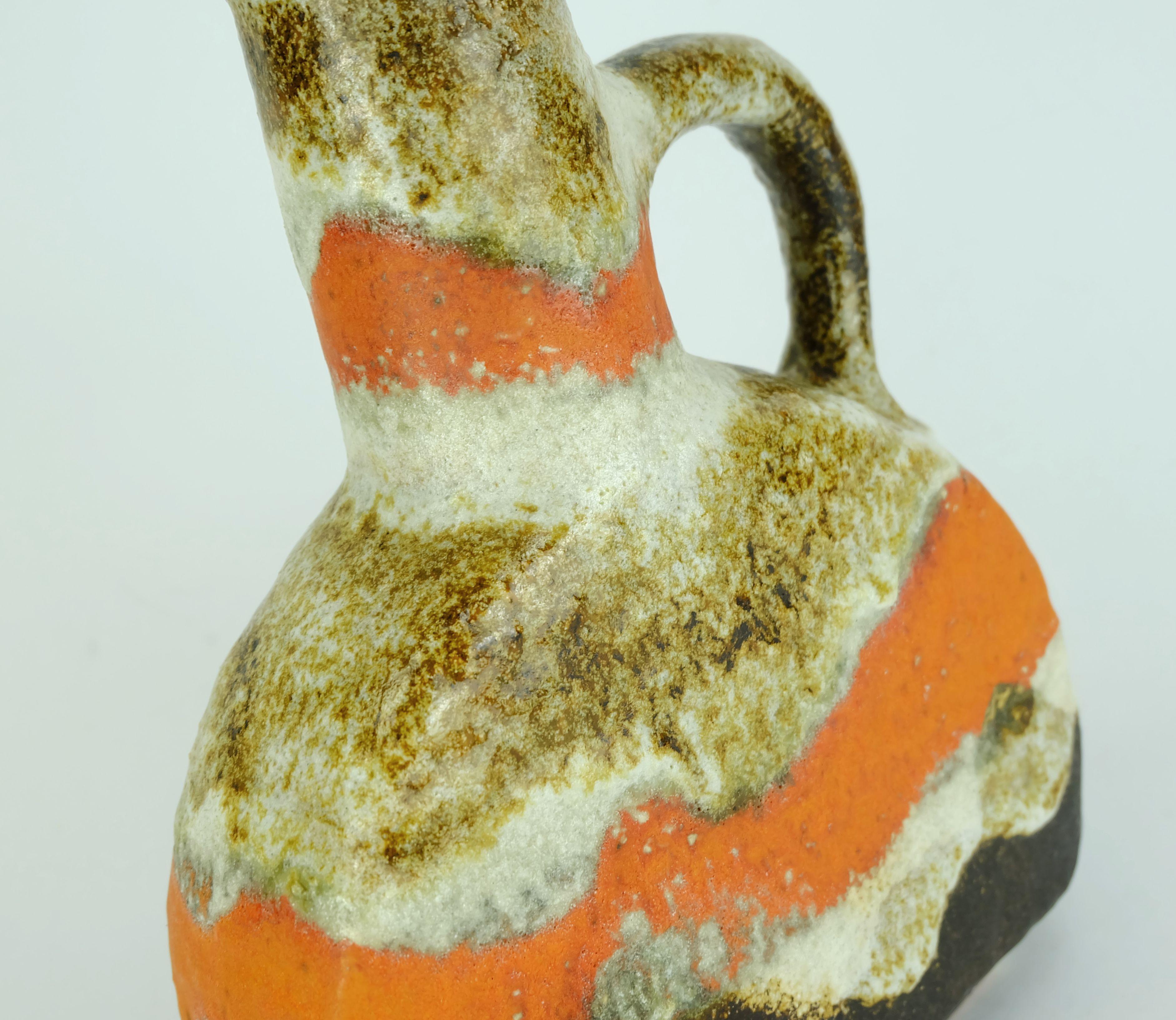 duemler & breiden VASE modèle 603/25 lave grasse du milieu du siècle dernier Bon état - En vente à Mannheim, DE