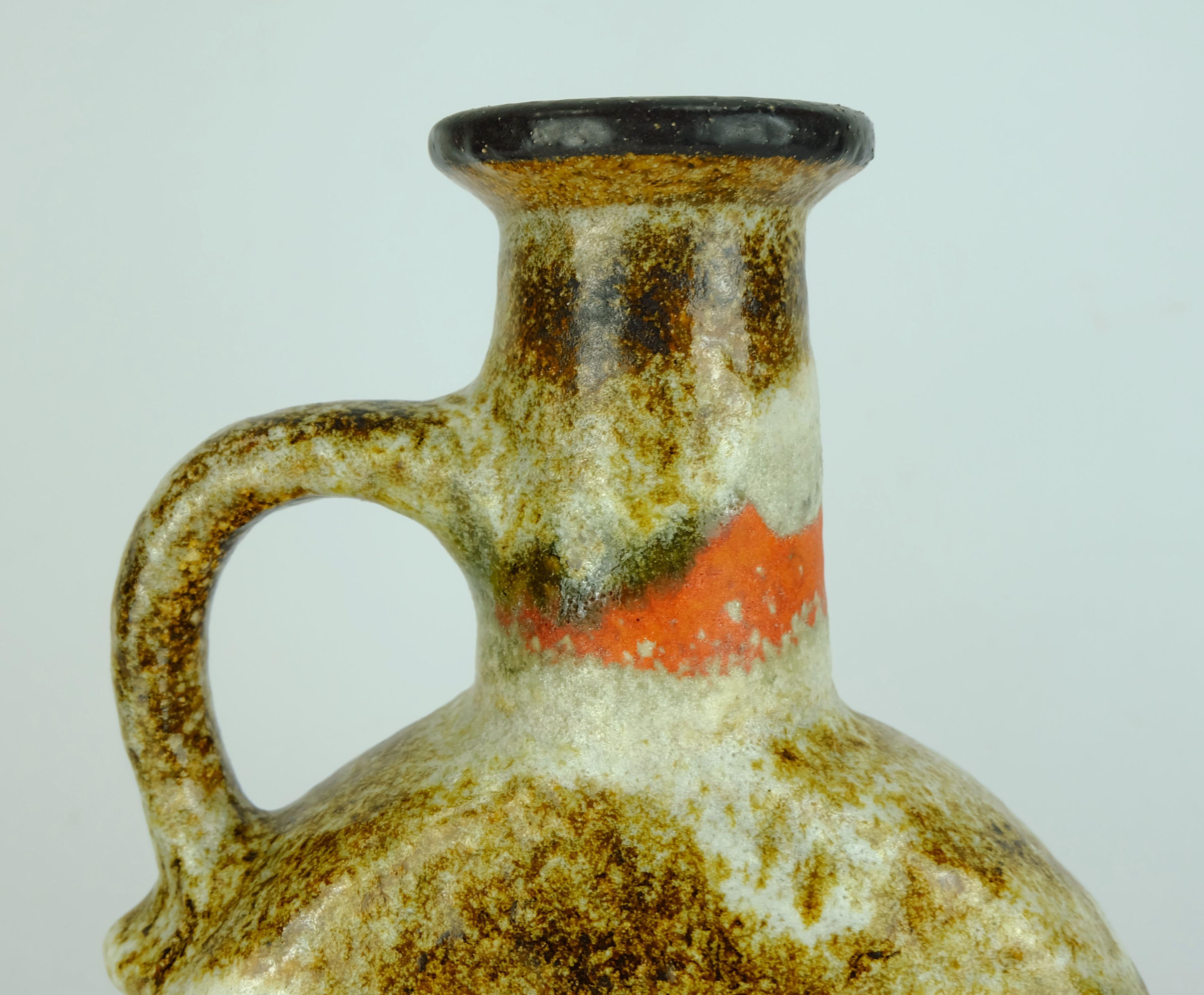 duemler & breiden VASE modèle 603/25 lave grasse du milieu du siècle dernier en vente 1