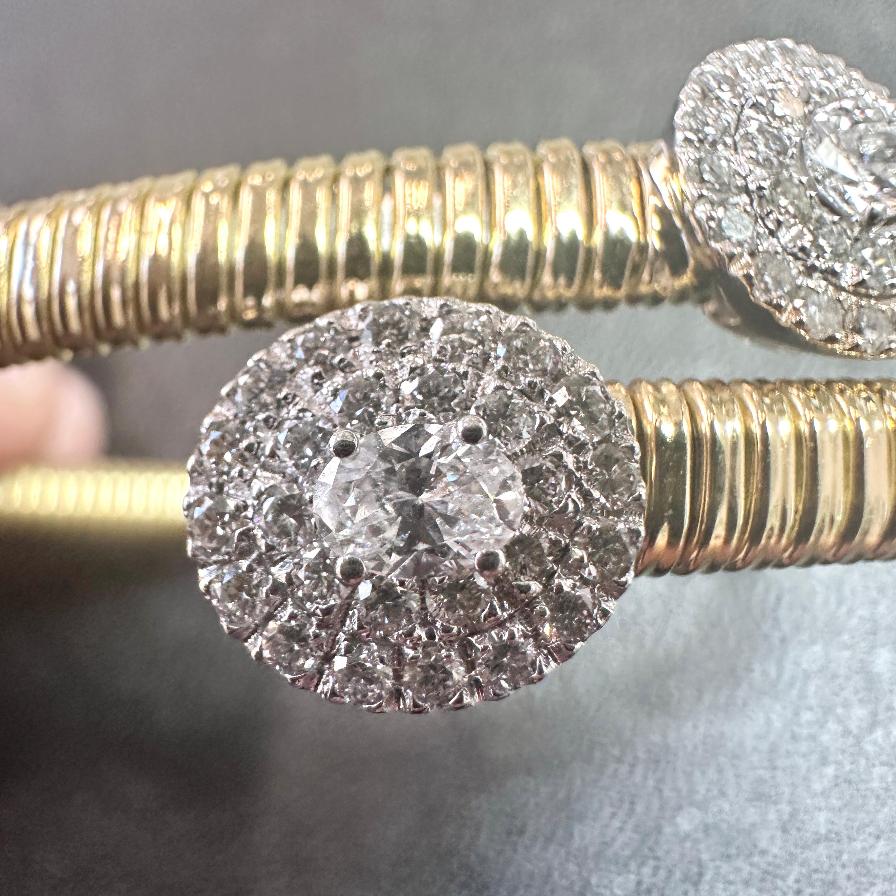 Brazalete Duet Diamond Halo Bypass, Pera y Oval Corte oval en venta