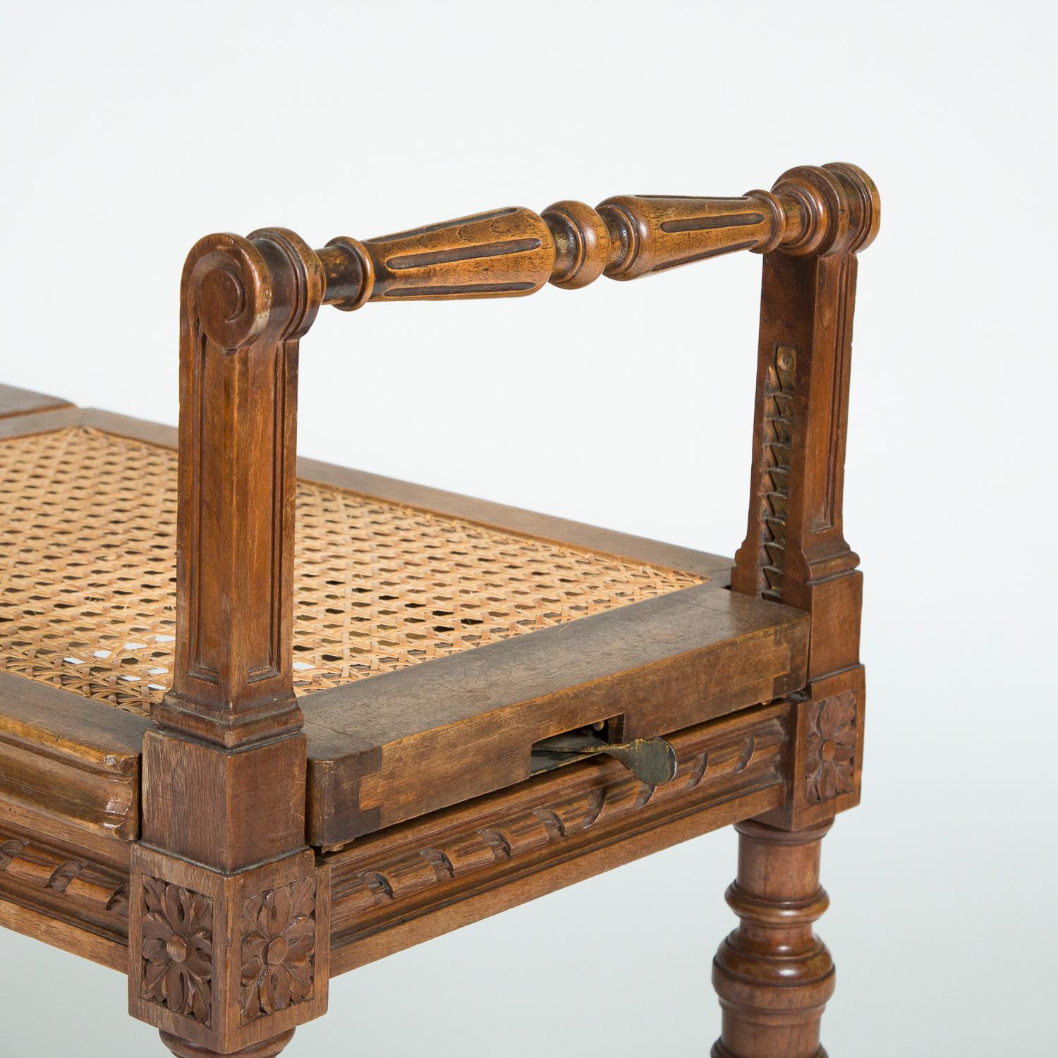 19th Century Duet Stool of Adjustable Heights