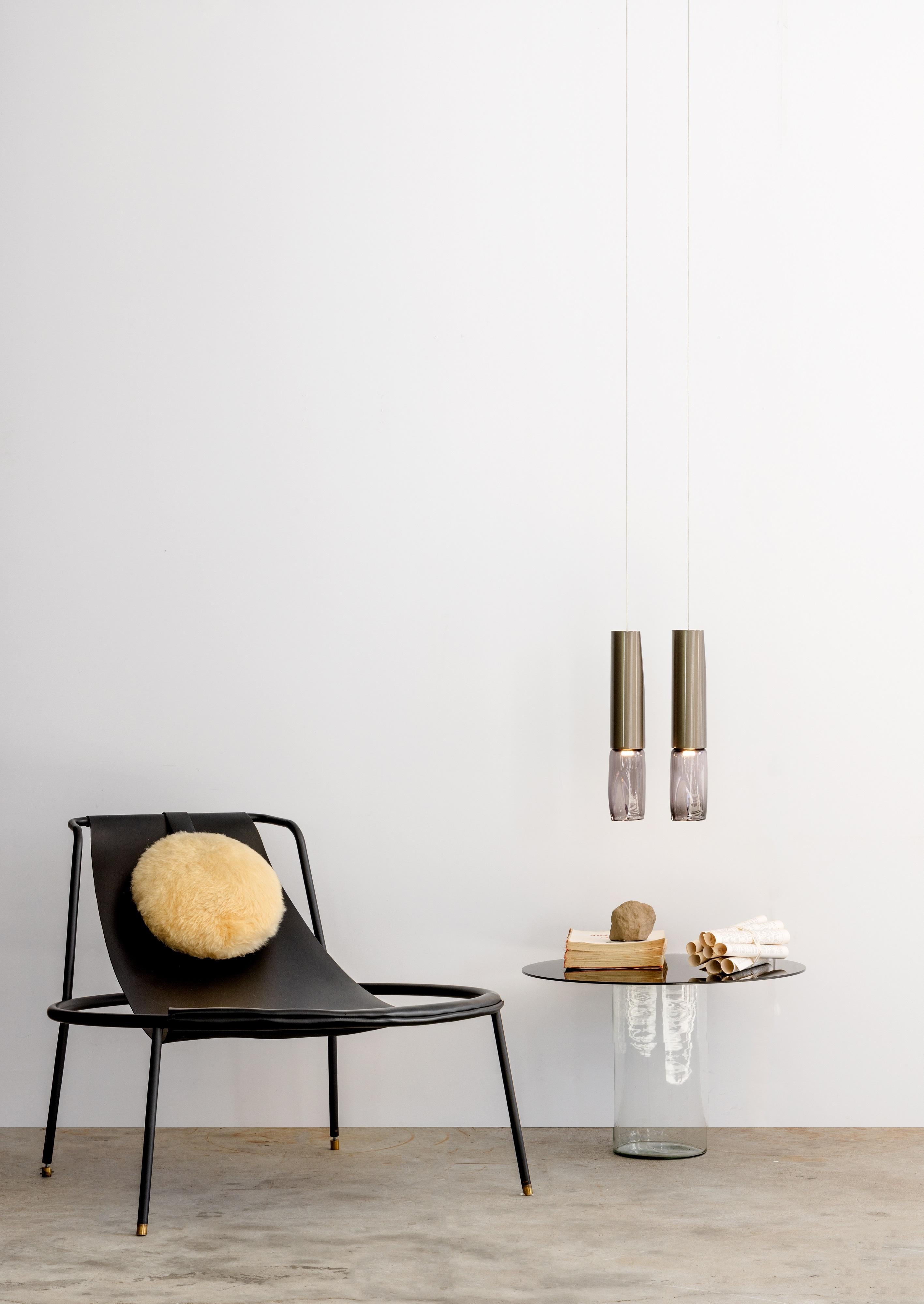 Alluminio Lampada a sospensione Dueto di WJ Luminaire in vendita