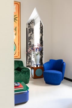 Sillón Duetto de madera maciza, tapizado y espuma de poliuretano by Softhouse