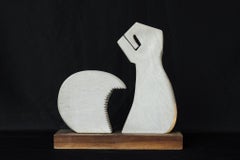 "Protest" Figurative Stone Sculpture