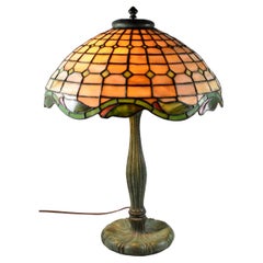 Duffner & Kimberly Leaded Glass Lamp 16" Shade