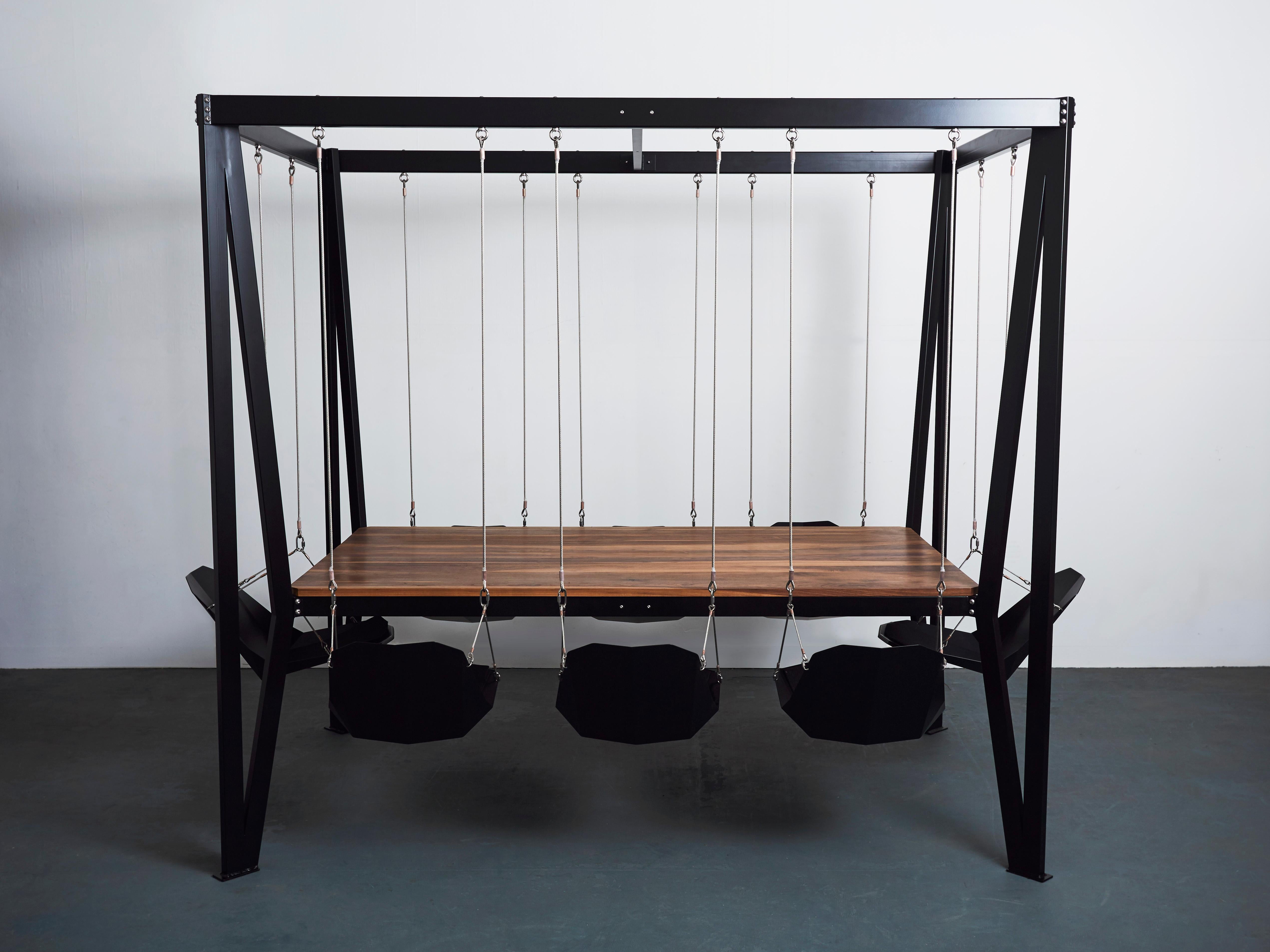 8 seater swing table