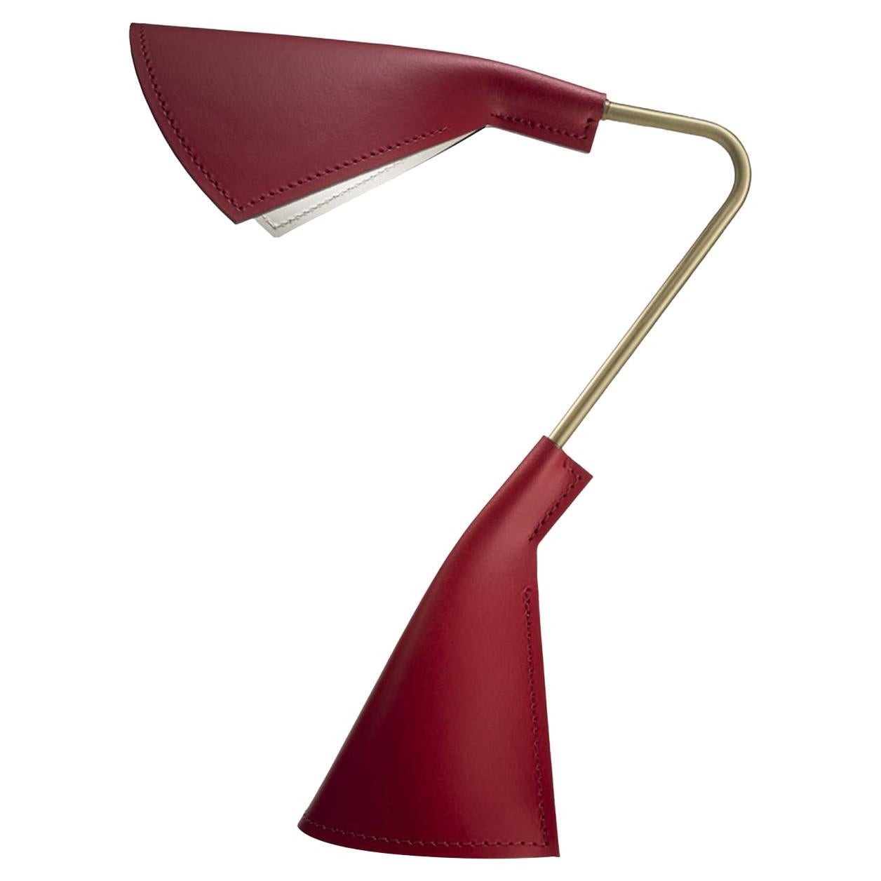 Duffy Red Desk Lamp in vendita
