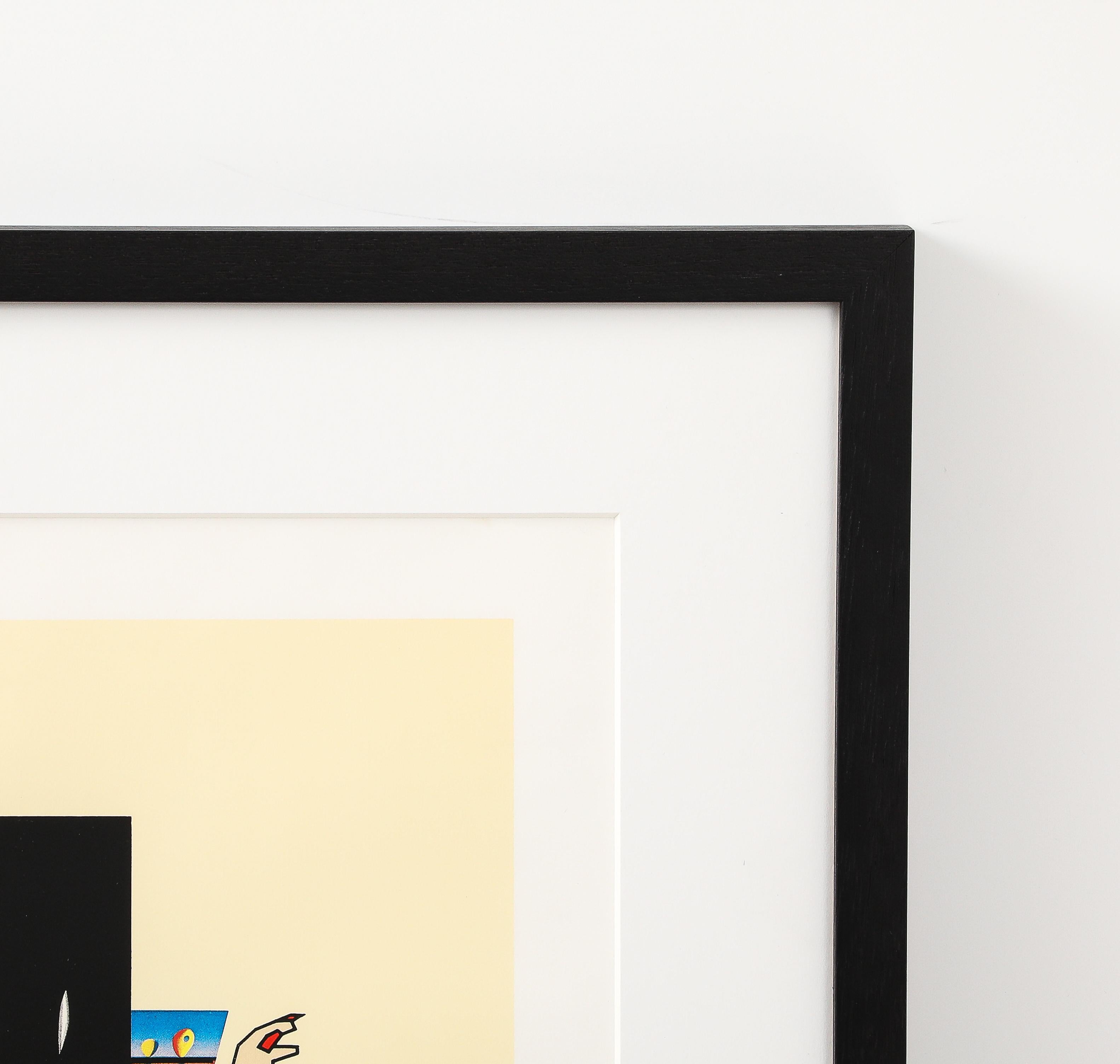 Lucite Duggie Fields Dynamic Perversity original screenprint For Sale