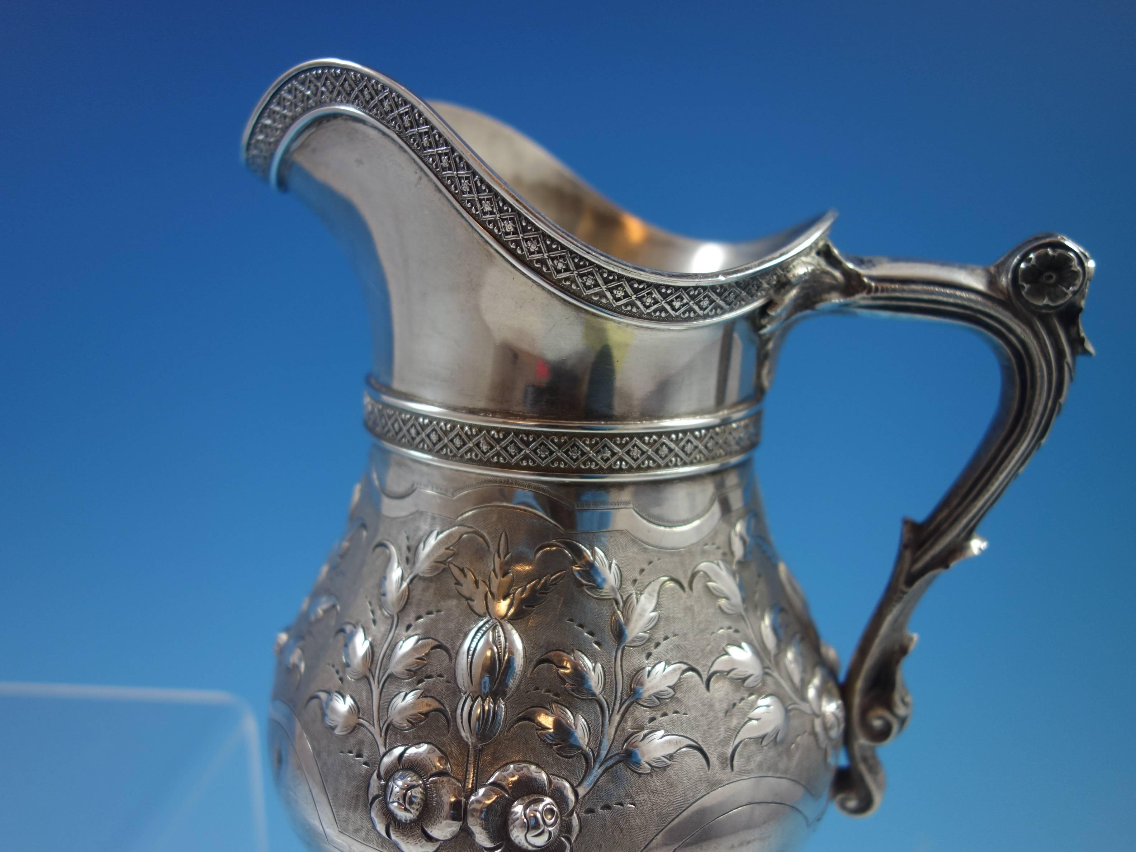 silver sugar and creamer set