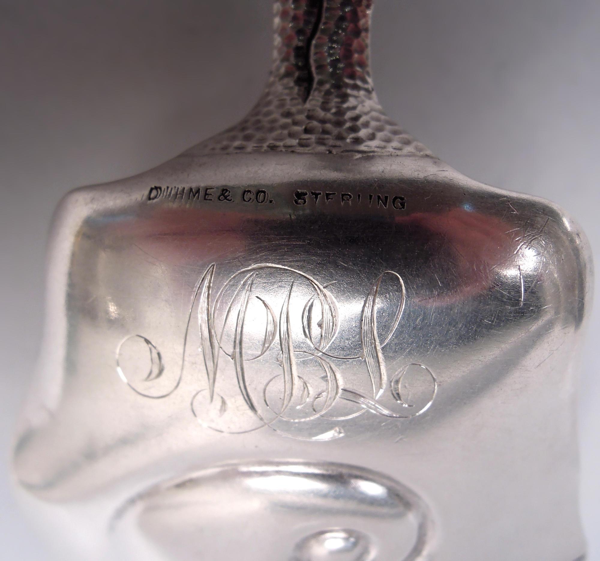 Duhme American Japonesque Sterling Silver Fish Serving Fork & Slice For Sale 8