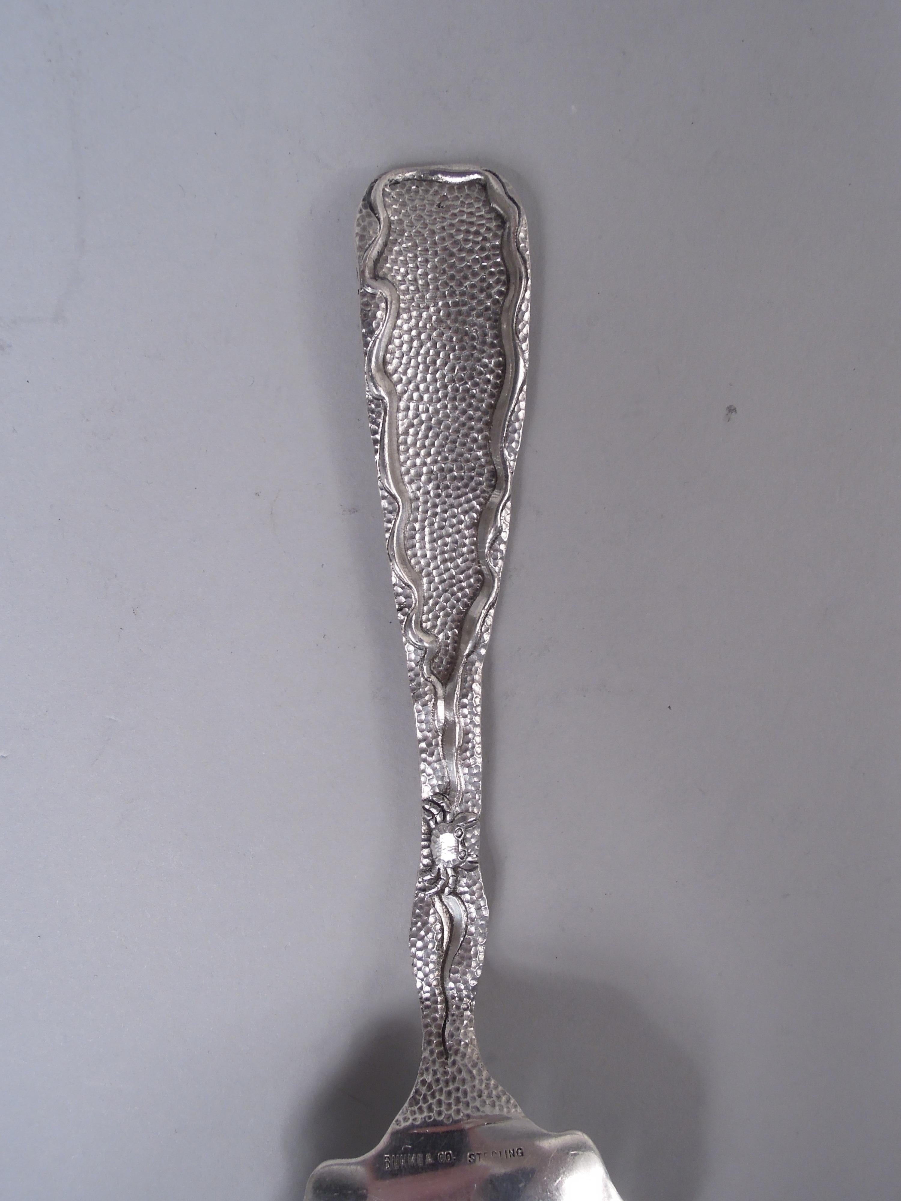 Duhme American Japonesque Sterling Silver Fish Serving Fork & Slice For Sale 4