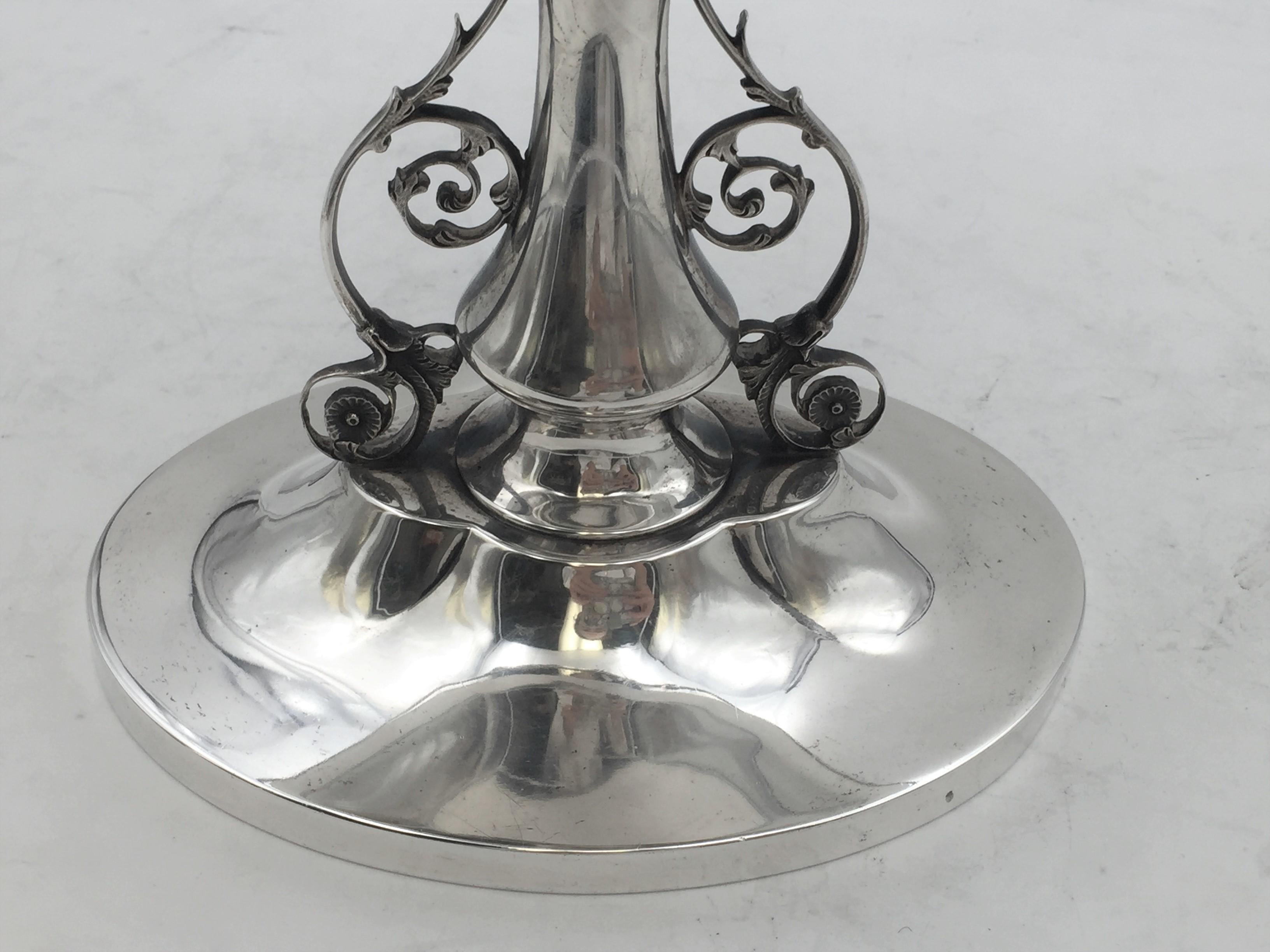 19th Century Duhme & Co Coin Silver Centerpiece from Early 1800s For Sale