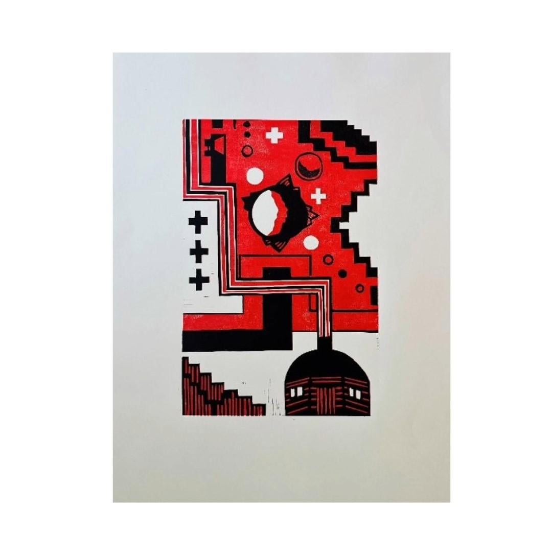 Je sens votre présence tenant ma main - Print de Duhon James