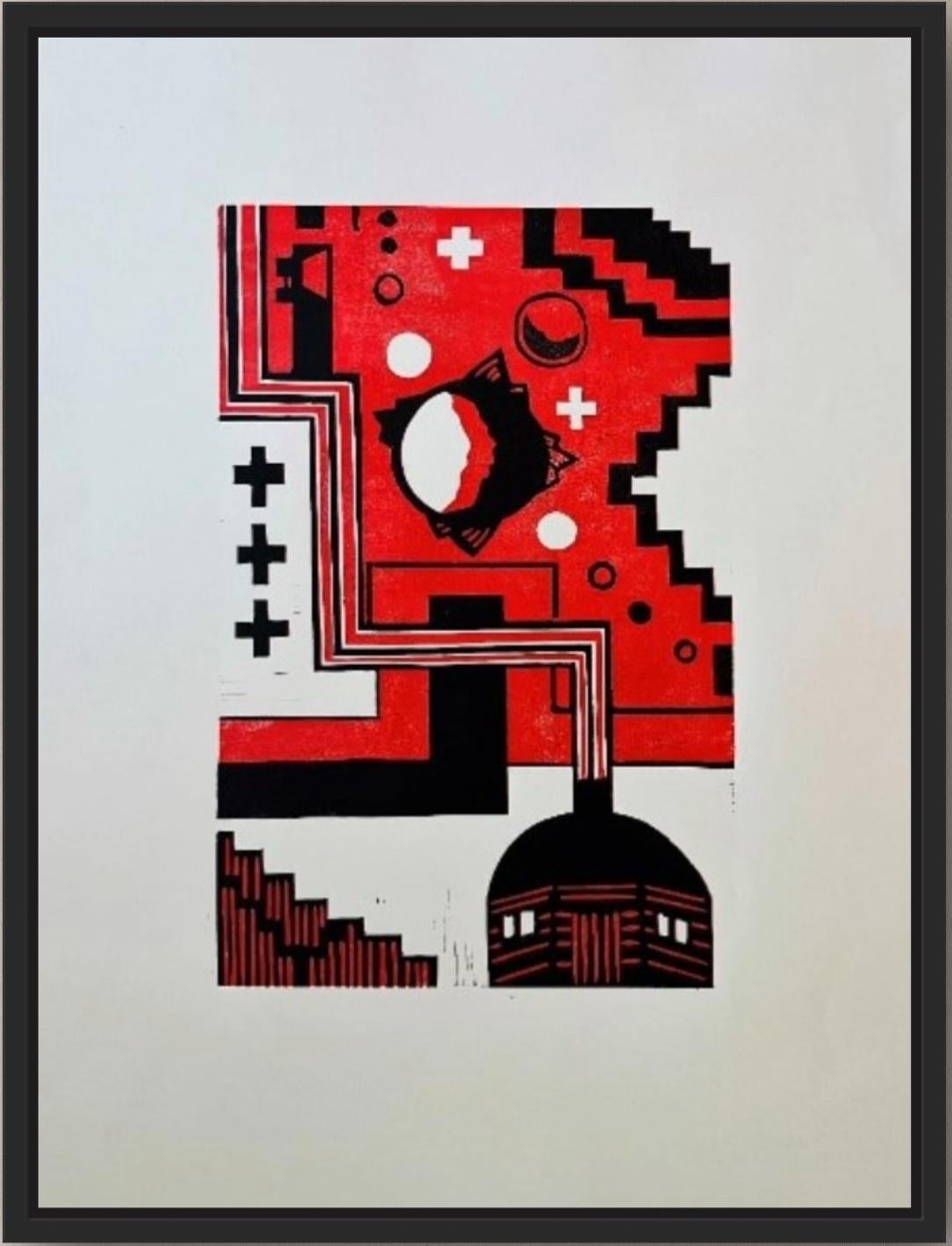 Landscape Print Duhon James - Je sens votre présence tenant ma main