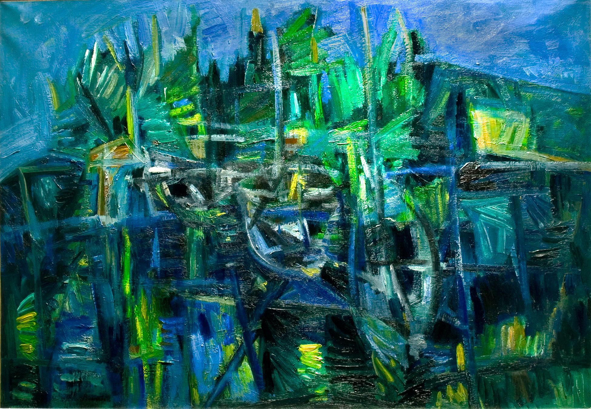 Boats in a Harbor