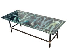 Tavolino da caffe' di Duilio "Dube'" Barnabe' per Fontana Arte, Italia anni '50