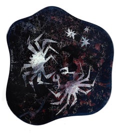 Italian Important Duilio Dubé Bernabe Fontana Arte Glass Centerpiece Bowl c1950s