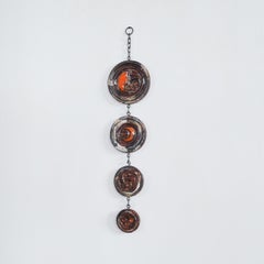 Duisburger Kunstgewerbe Mid Century Studio Pottery Wall Hanging 1960s