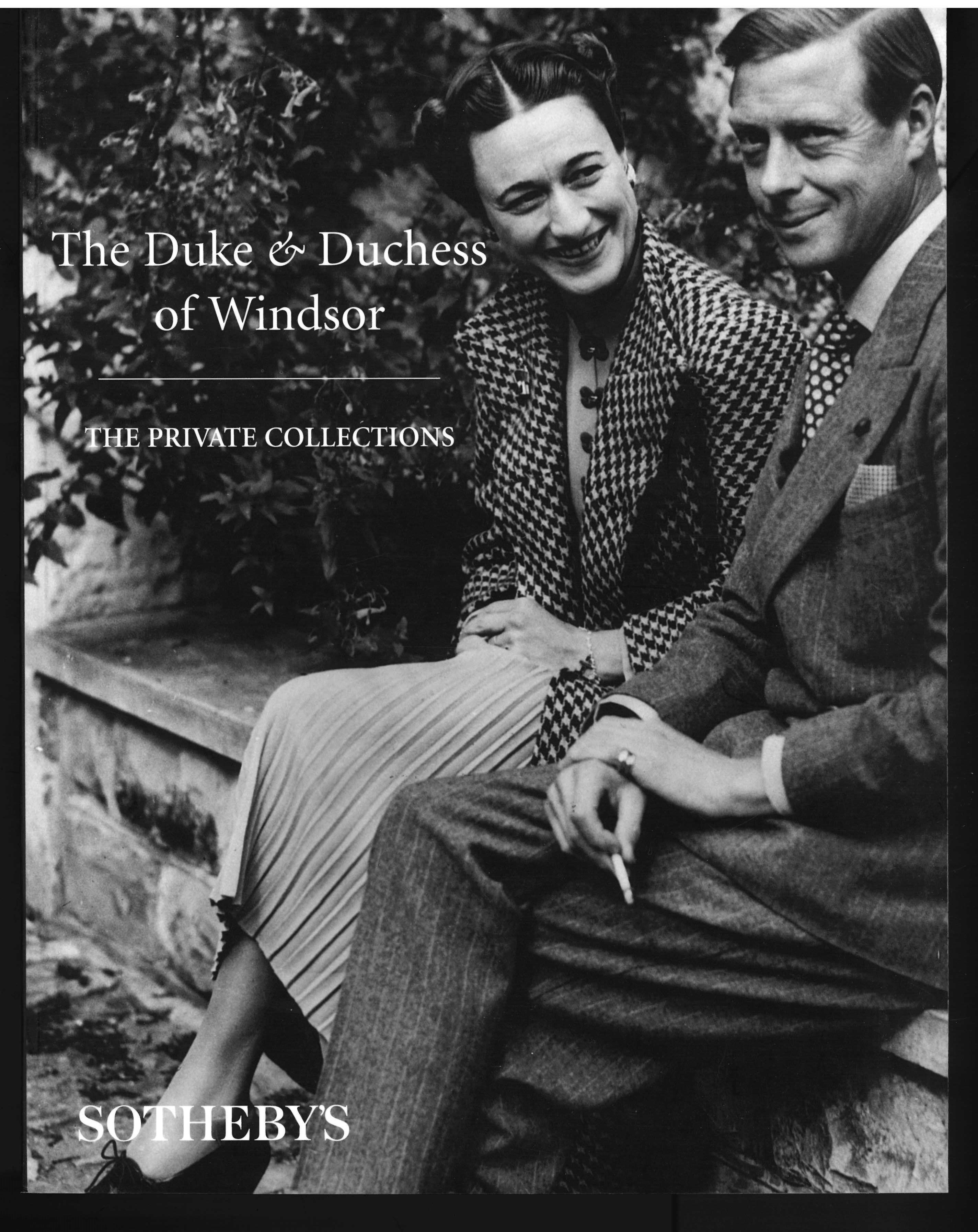 Paper Duke & Duchess of Windsor Sotheby's, (Book) For Sale