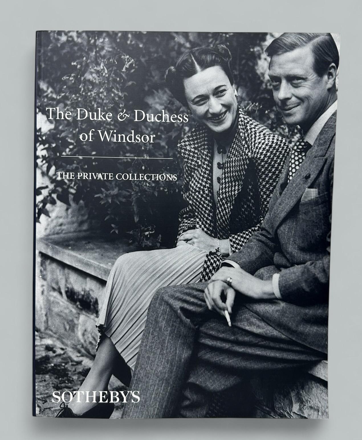 Modern Duke & Duchess of Windsor Sotheby's New York Memorabilia Auction Catalogue Book For Sale