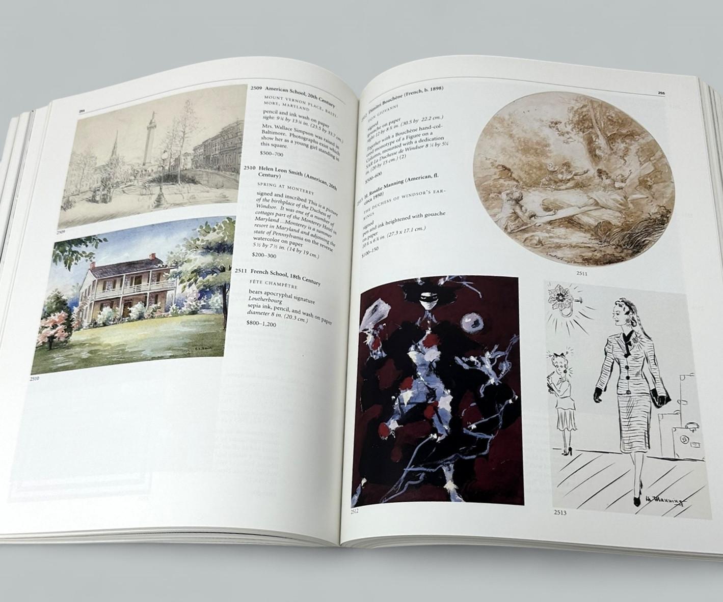 Paper Duke & Duchess of Windsor Sotheby's New York Memorabilia Auction Catalogue Book For Sale