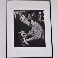 Duke Ellington & Jimmy Stewart Photograph by Don Hunstein, 1959