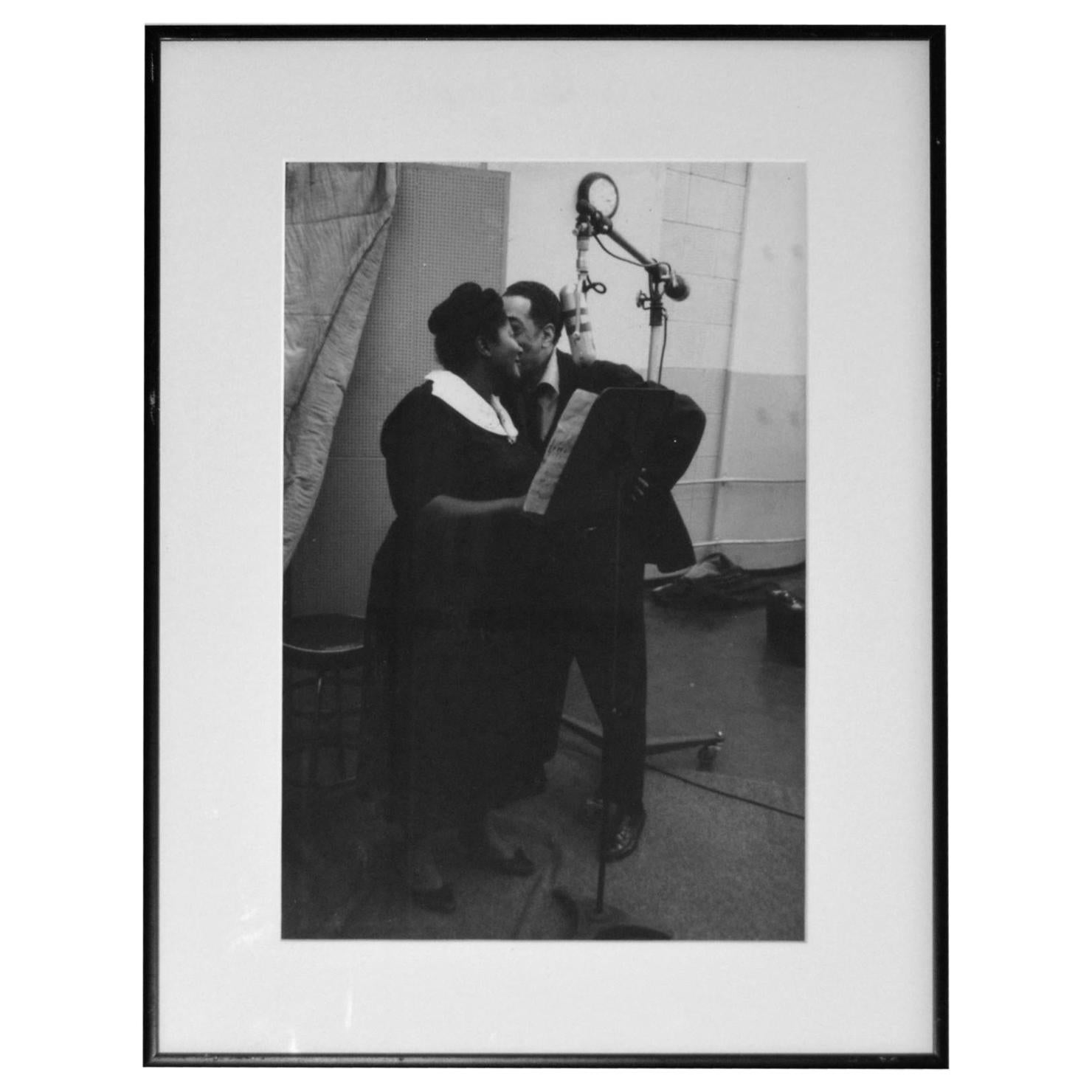 Duke Ellington with Mahalia Jackson, Photo by Don Hunstein, 1958 For Sale