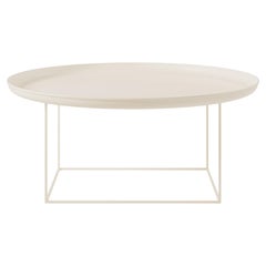 Grande table basse ancienne Duke en fer blanc par NORR11