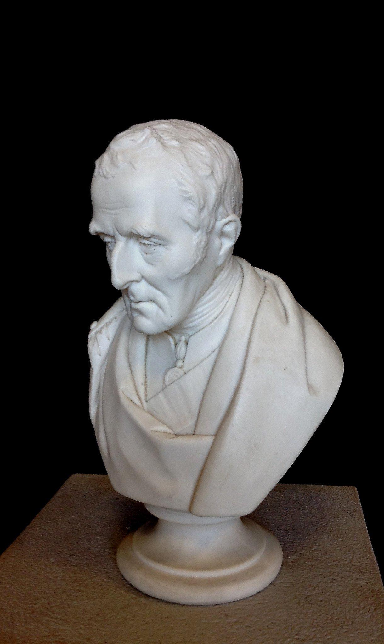 A gorgeous Duke of Wellington marble bust, 20th century. 
Duke of Wellington, by Joseph Pitts, 1852.

A very finely detailed marble portrait Bust of Wellington, by one of the leading British Victorian portrait artists.

Pitts exhibited at the