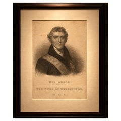 Duke of Wellington Portrait, Waterloo Hero, British Engraving c.1820