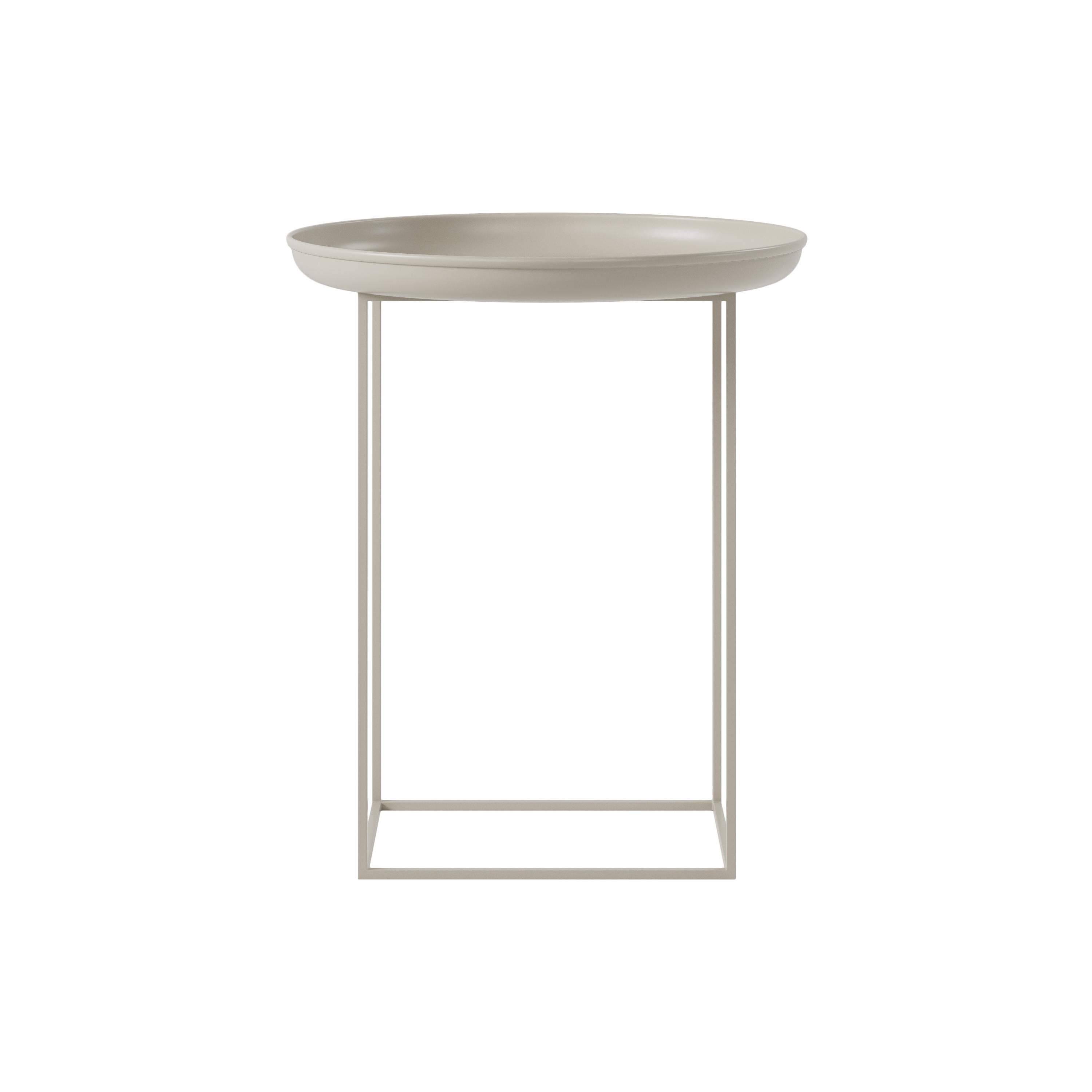Danish Duke Small Antique White Iron Side Table by NORR11
