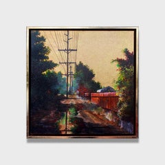 Impressionist Cityscape, "Dallas and Jackson No. 4"