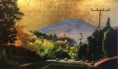 Peinture de paysage urbain impressionniste, Mt. San Miguel