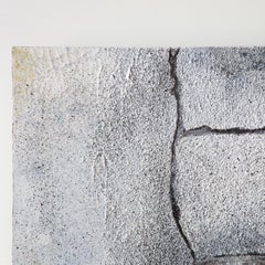 Pittura astratta a tecnica mista, "Bianco n°5"