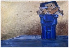 Used Conceptual Impressionist Painting, "Bins #2"