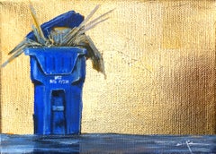 Konzeptuelles impressionistisches Gemälde, "Mülleimer #8"