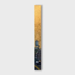 Pittura acrilica di paesaggi urbani contemporanei, "Torre Totem n. 1